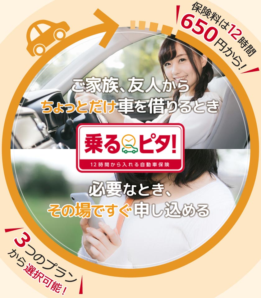 損保ジャパンの乗るピタ 見積り・申込み